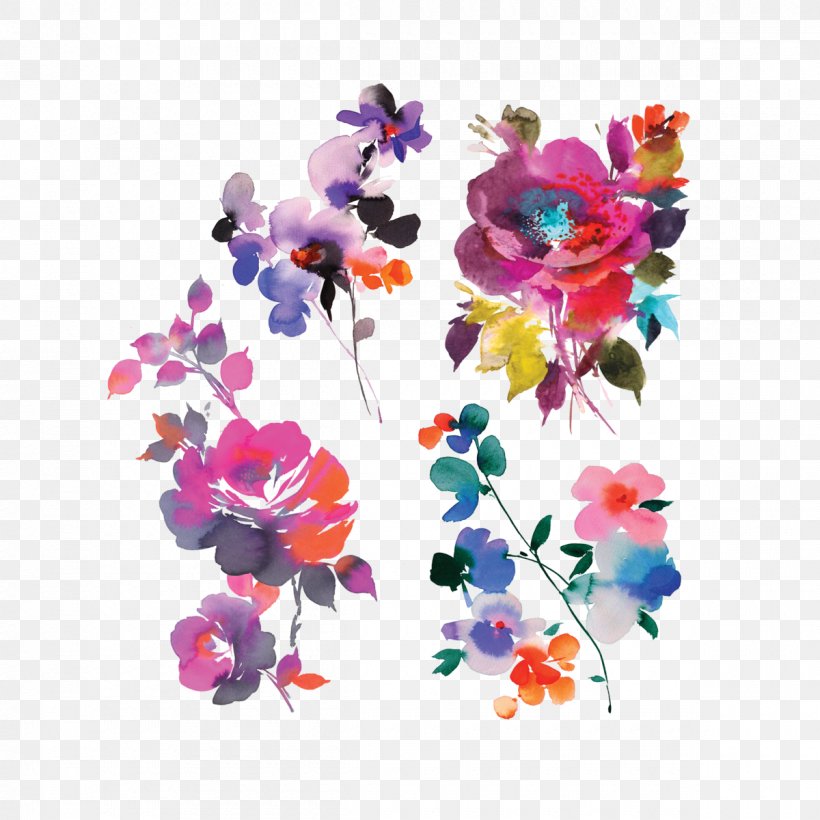 Tattly Watercolor Painting Tattoo Art Design, PNG, 1200x1200px, Tattly, Abstract Art, Art, Artificial Flower, Artist Download Free