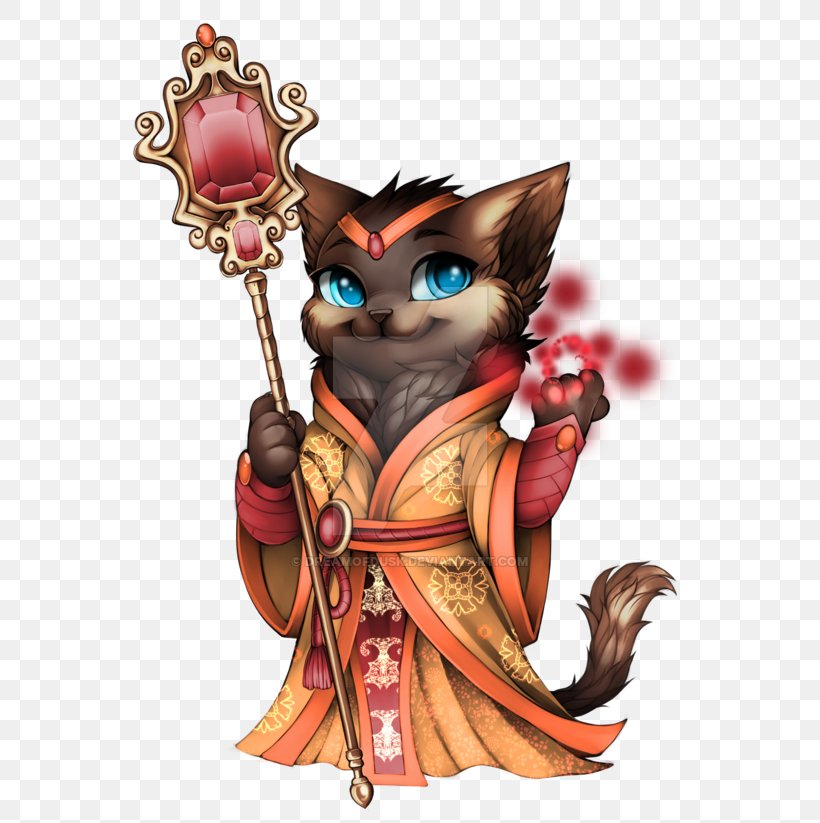 Cat Sorcerer Pusheen Tail Mythology, PNG, 600x823px, Cat, Art, Birthday, Carnivoran, Cartoon Download Free