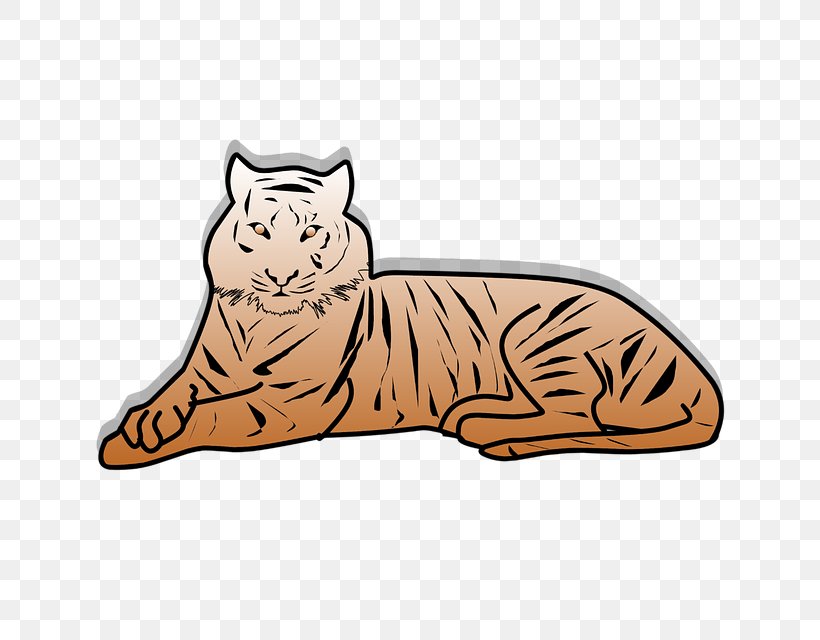 Clip Art Tiger Big Cat Jaguar, PNG, 640x640px, Tiger, American Bobtail, Animal Figure, Big Cat, Big Cats Download Free