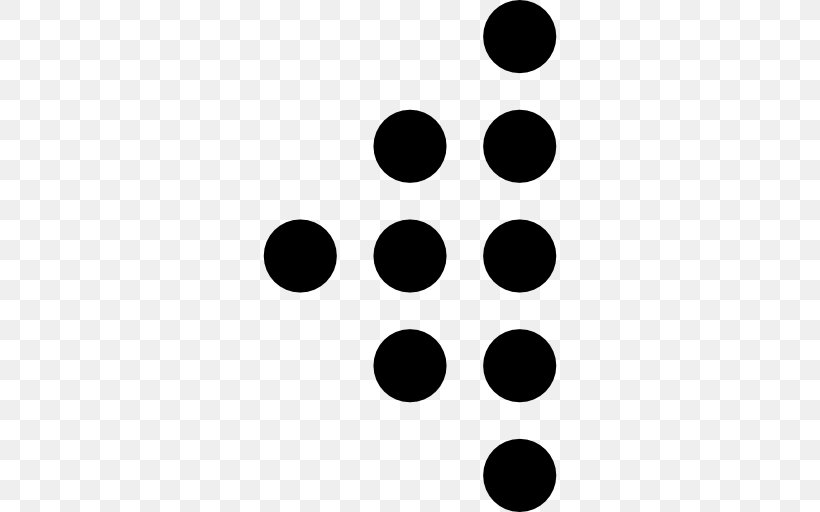 Dots Arrow, PNG, 512x512px, Dots, Black, Black And White, Dot, Monochrome Download Free