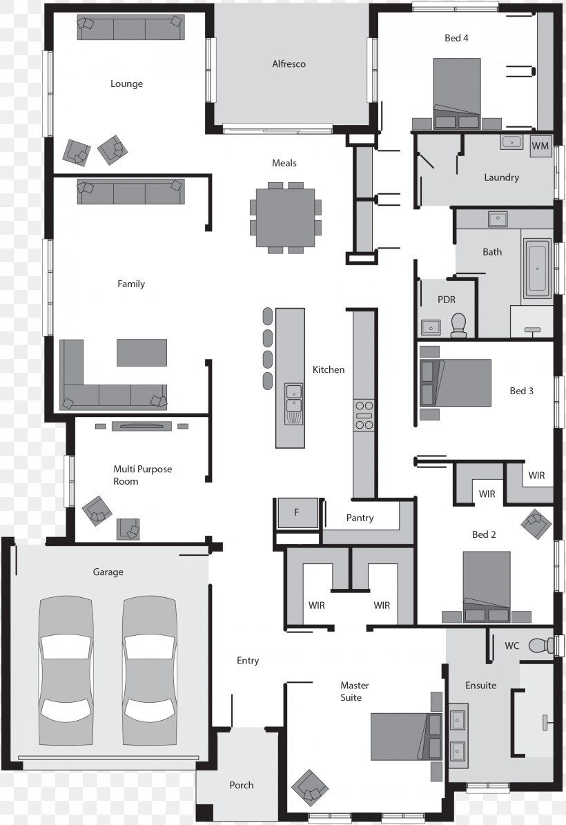 Floor Plan Architecture, PNG, 1860x2712px, Floor Plan, Architecture, Area, Black And White, Diagram Download Free