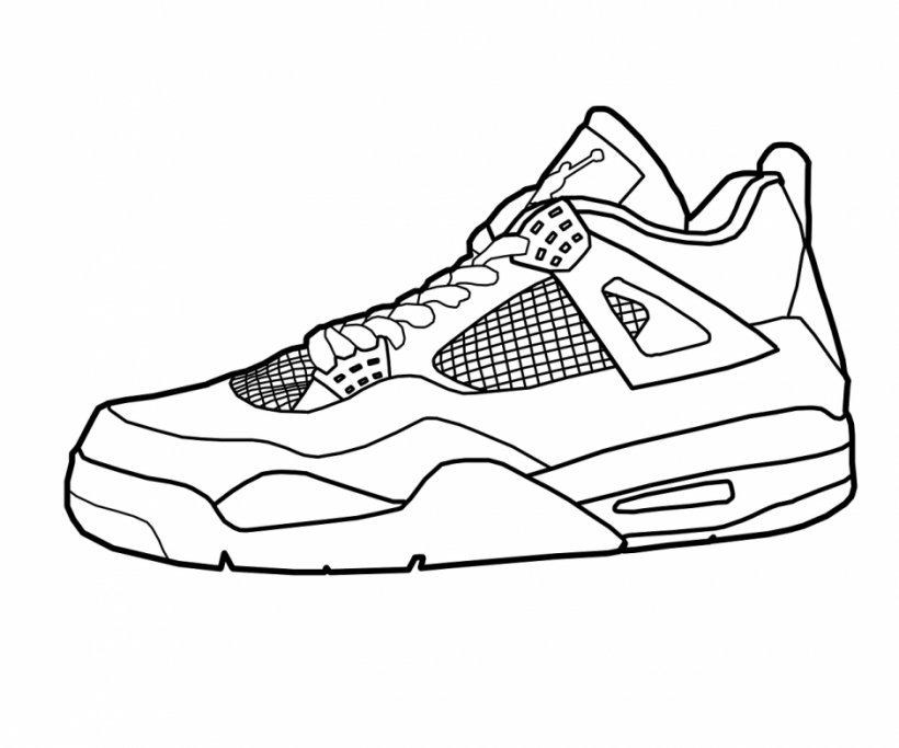 Air Jordan Coloring Book Shoe Nike Sneakers, PNG, 940x783px, Air Jordan, Area, Artwork, Athletic Shoe, Basketball Shoe Download Free