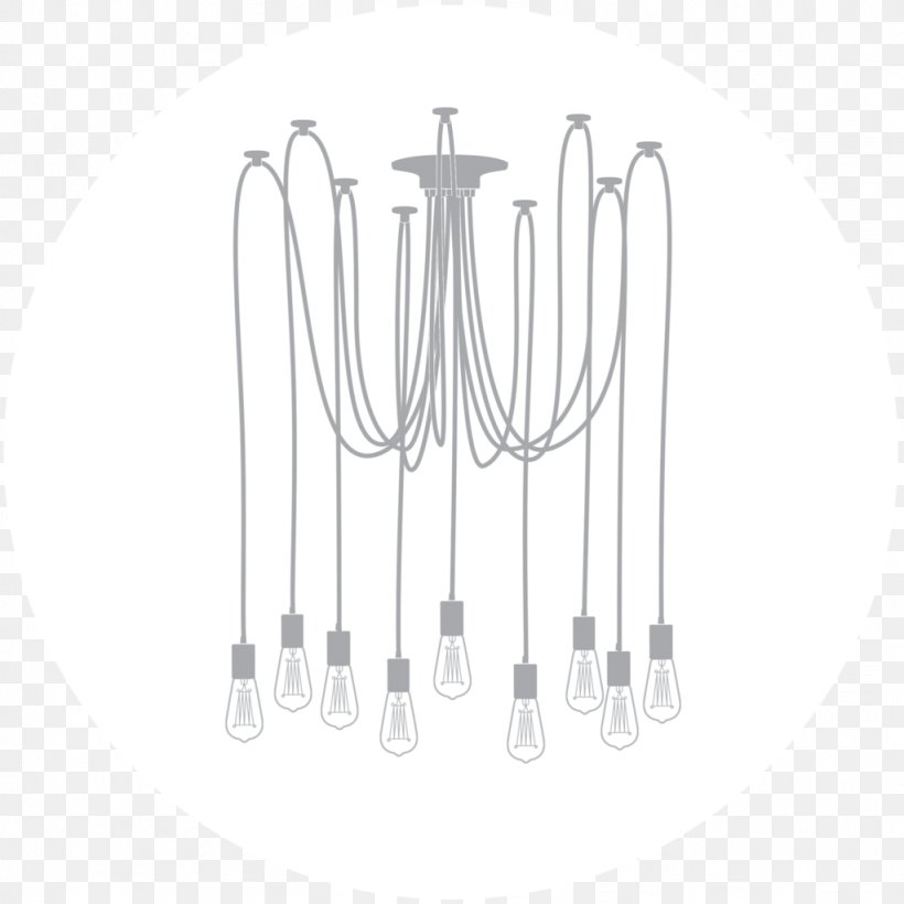 Lighting Light Fixture Pendant Light Incandescent Light Bulb, PNG, 1024x1024px, Light, Architectural Lighting Design, Black And White, Chandelier, Color Download Free