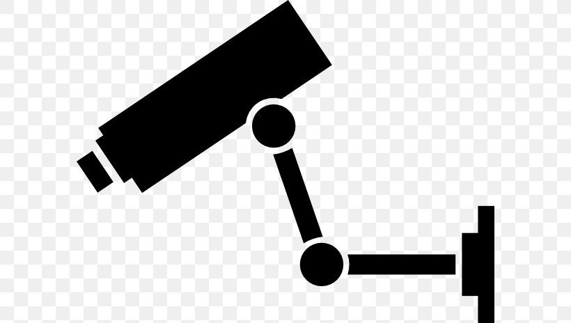 Wireless Security Camera Closed-circuit Television Surveillance Clip Art, PNG, 600x464px, Wireless Security Camera, Black, Black And White, Brand, Camera Download Free