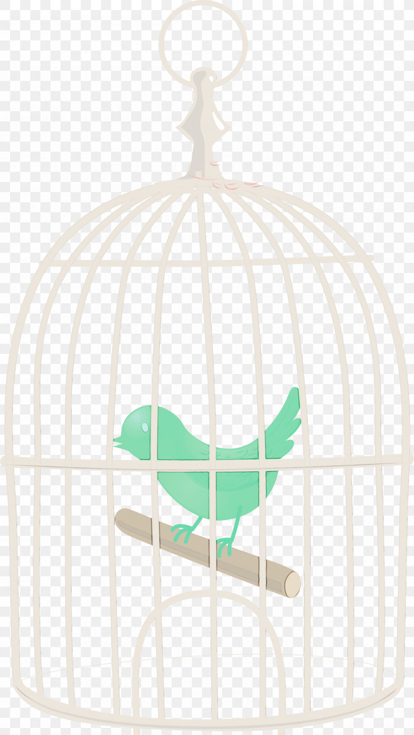 Cage Teal, PNG, 1691x3000px, Bird Cage, Cage, Paint, Teal, Watercolor Download Free
