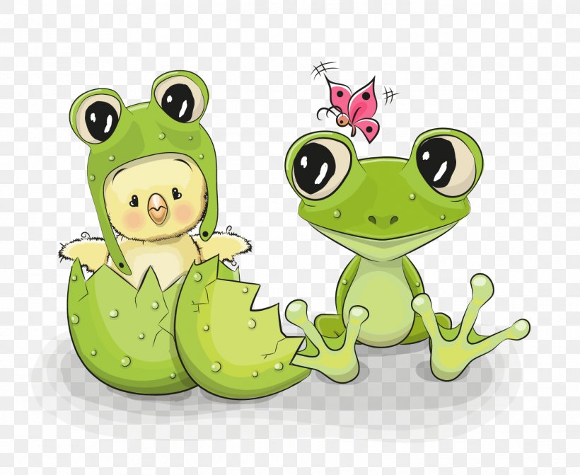 Frog Cartoon Cuteness Illustration, PNG, 1345x1102px, Frog, Amphibian, Cartoon, Cuteness, Drawing Download Free