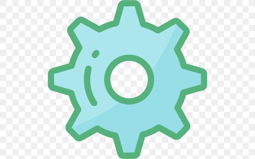 Gear Vector Graphics Clip Art Image, PNG, 512x512px, Gear, Area, Flat Design, Green, Pinion Download Free