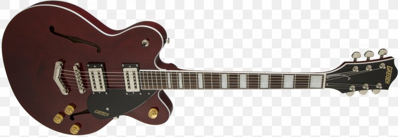 Gretsch G2622T Streamliner Center Block Double Cutaway Electric Guitar Semi-acoustic Guitar Bigsby Vibrato Tailpiece, PNG, 2400x831px, Watercolor, Cartoon, Flower, Frame, Heart Download Free