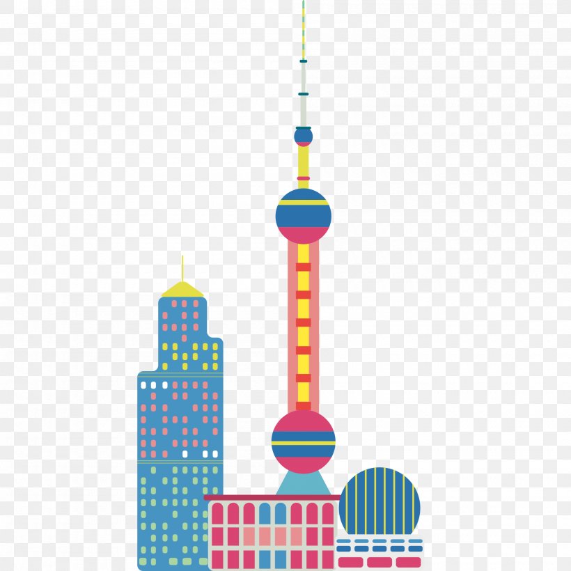 Oriental Pearl Tower Architecture Design Poster Image, PNG, 2000x2000px, 2018, Oriental Pearl Tower, Architecture, Art, China Download Free