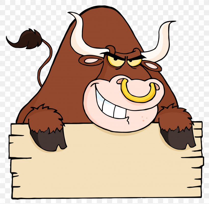Cattle Bull Cartoon Clip Art, PNG, 4199x4111px, Cattle, Art, Artwork, Bull, Can Stock Photo Download Free