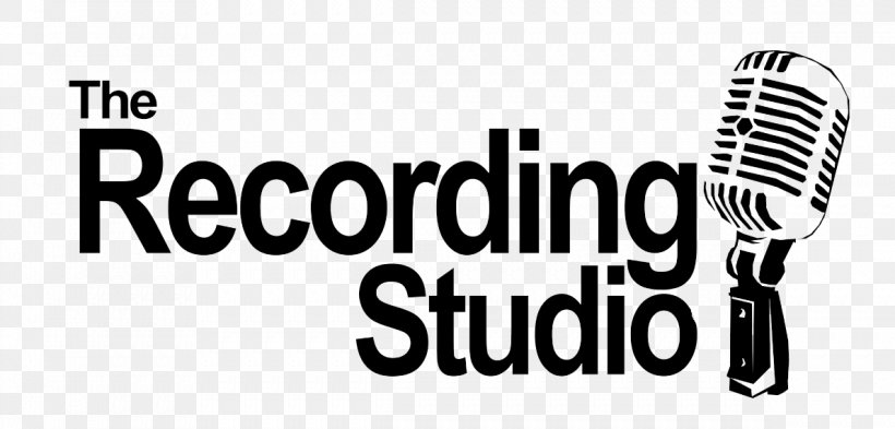 Microphone Logo Recording Studio Sound Recording And Reproduction, PNG, 1189x570px, Watercolor, Cartoon, Flower, Frame, Heart Download Free
