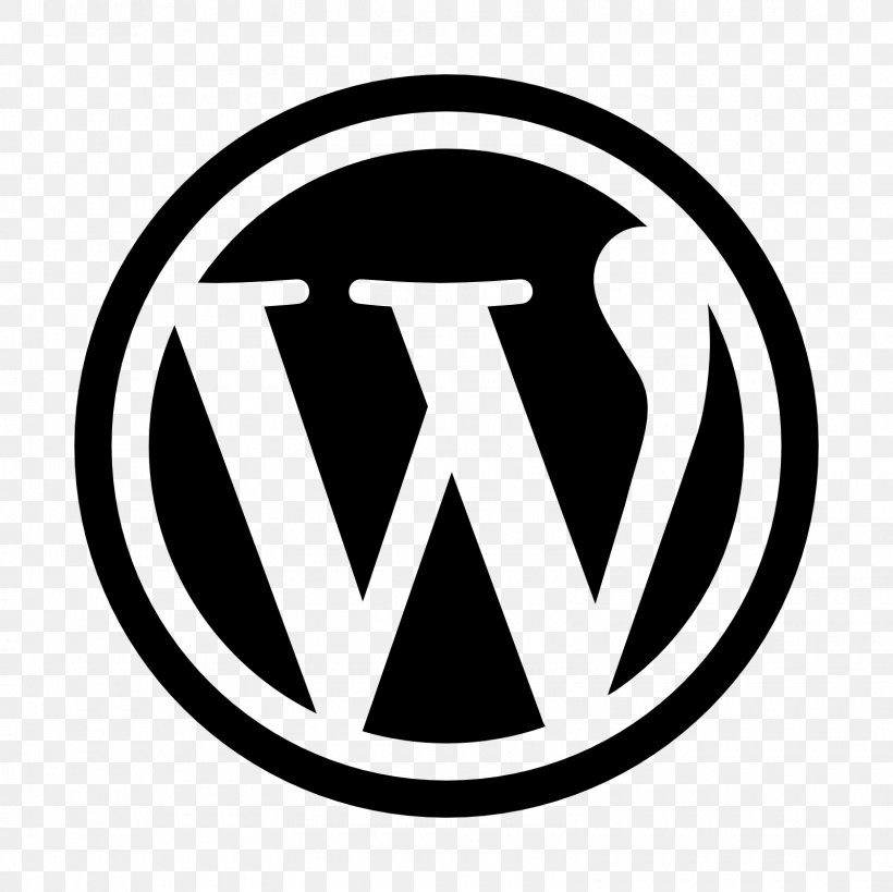 WordPress.com Blogger, PNG, 1600x1600px, Wordpress, Area, Black And White, Blog, Blogger Download Free