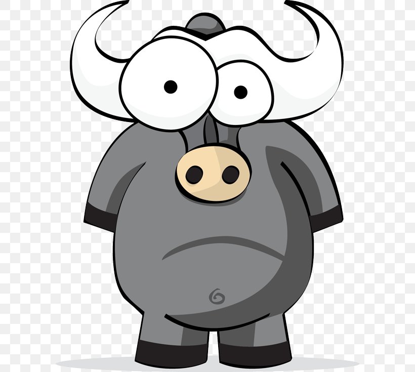 Buffalo Wing Cartoon, PNG, 600x735px, Buffalo, African Buffalo, American Bison, Artwork, Black And White Download Free