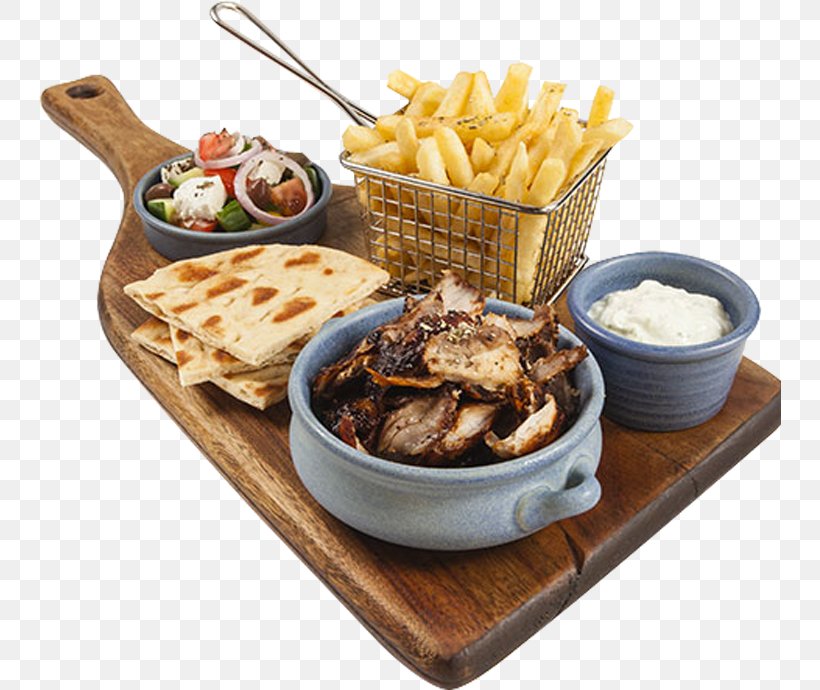 Gyro French Fries Souvlaki Pita Greek Cuisine, PNG, 743x690px, Gyro, Chicken As Food, Chicken Salad, Cuisine, Dish Download Free