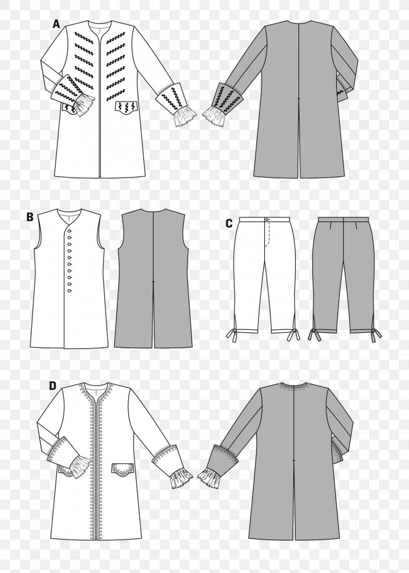 T-shirt Burda Style Simplicity Pattern Sewing Pattern, PNG, 1286x1800px, Tshirt, Black, Black And White, Burda Style, Clothes Hanger Download Free