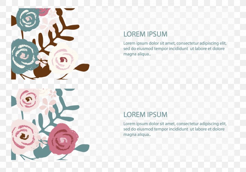 Vector Elements Retro Flowers Card, PNG, 1400x980px, Nature Graphics, Banner, Brand, Computer Graphics, Flower Download Free
