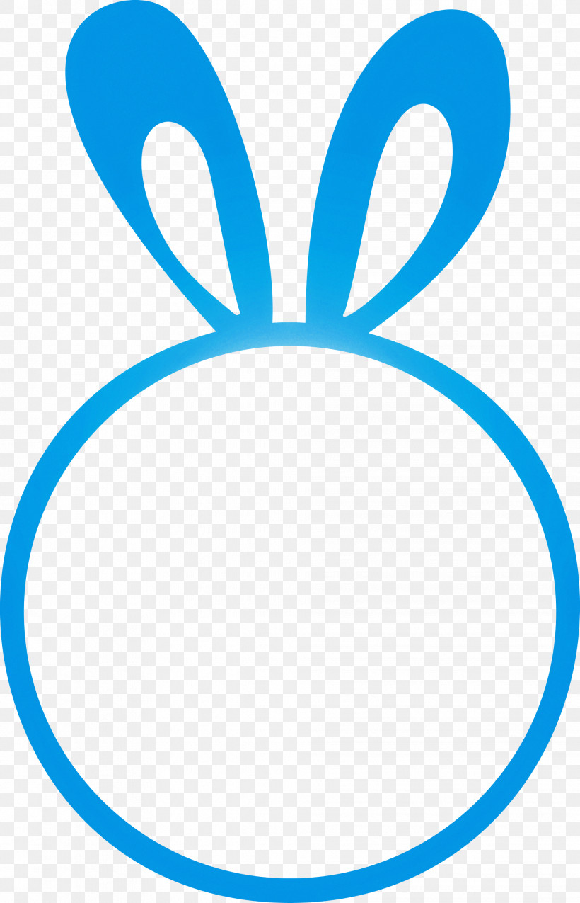 Easter Bunny Frame, PNG, 1928x3000px, Easter Bunny Frame, Blue, Circle, Oval, Turquoise Download Free