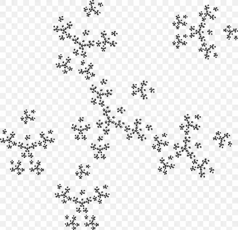 Fractal Curve Koch Snowflake Attractor, PNG, 1061x1024px, Fractal, Animal, Area, Attractor, Black Download Free
