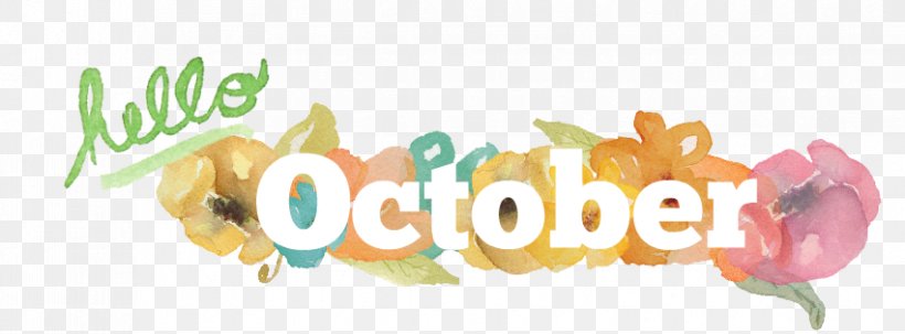 Month October September Desktop Wallpaper Clip Art, PNG, 851x315px, 2017, 2018, Month, Brand, Calendar Download Free