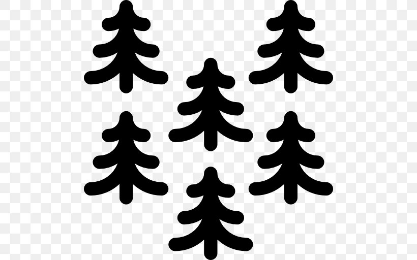Pine Christmas Tree Spruce, PNG, 512x512px, Pine, Black And White, Branch, Christmas Decoration, Christmas Ornament Download Free