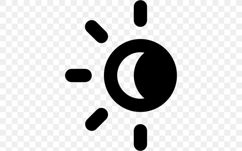 Solar Eclipse Symbol, PNG, 512x512px, Solar Eclipse, Astronomy, Black And White, Brand, Eclipse Download Free