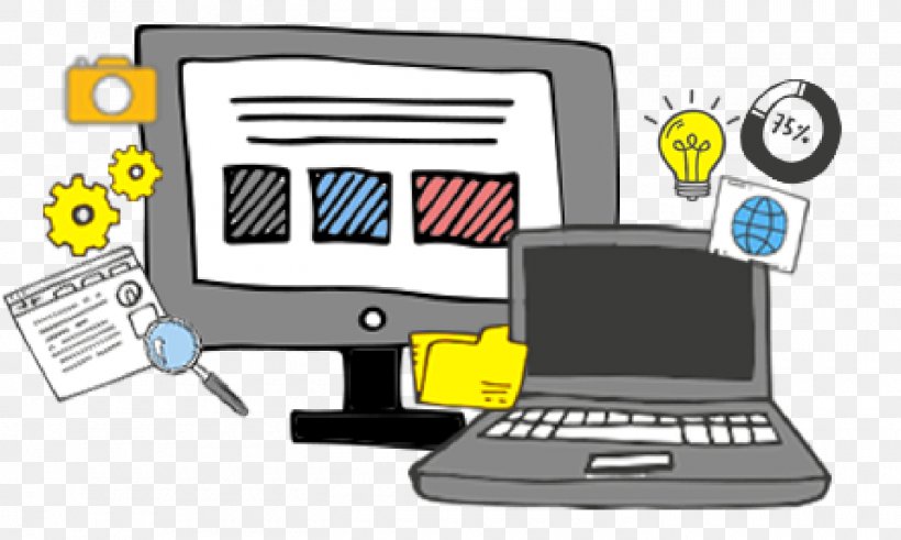 Cartoon Computer, PNG, 1400x839px, Computer Software, Art, Cartoon, Client, Computer Download Free