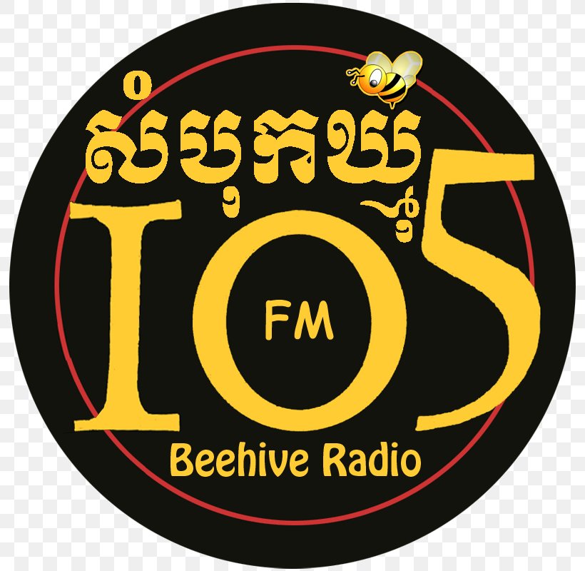 Phnom Penh Beehive Radio Internet Radio FM Broadcasting, PNG, 800x800px, Phnom Penh, Area, Bee, Beehive, Brand Download Free