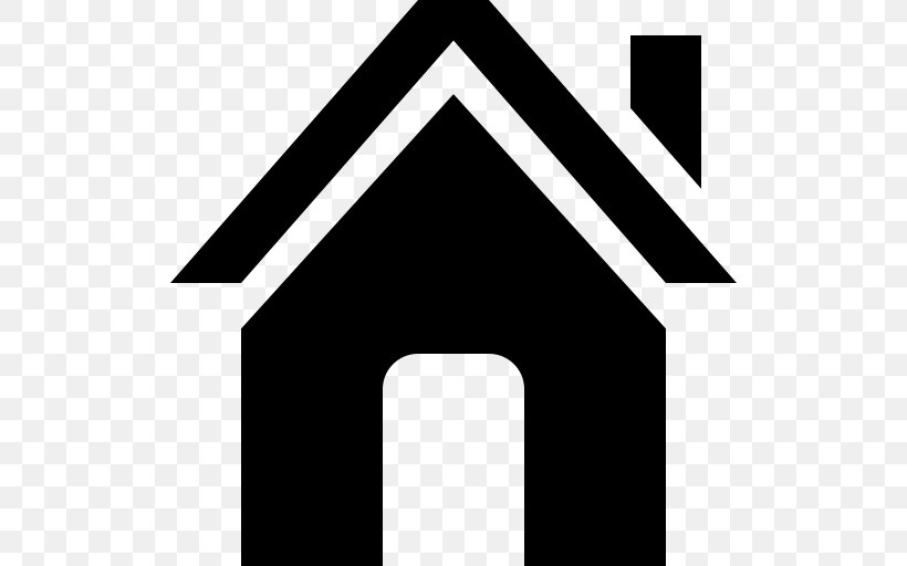 House Icon Design Home Download, PNG, 512x512px, House, Area, Black, Black And White, Brand Download Free