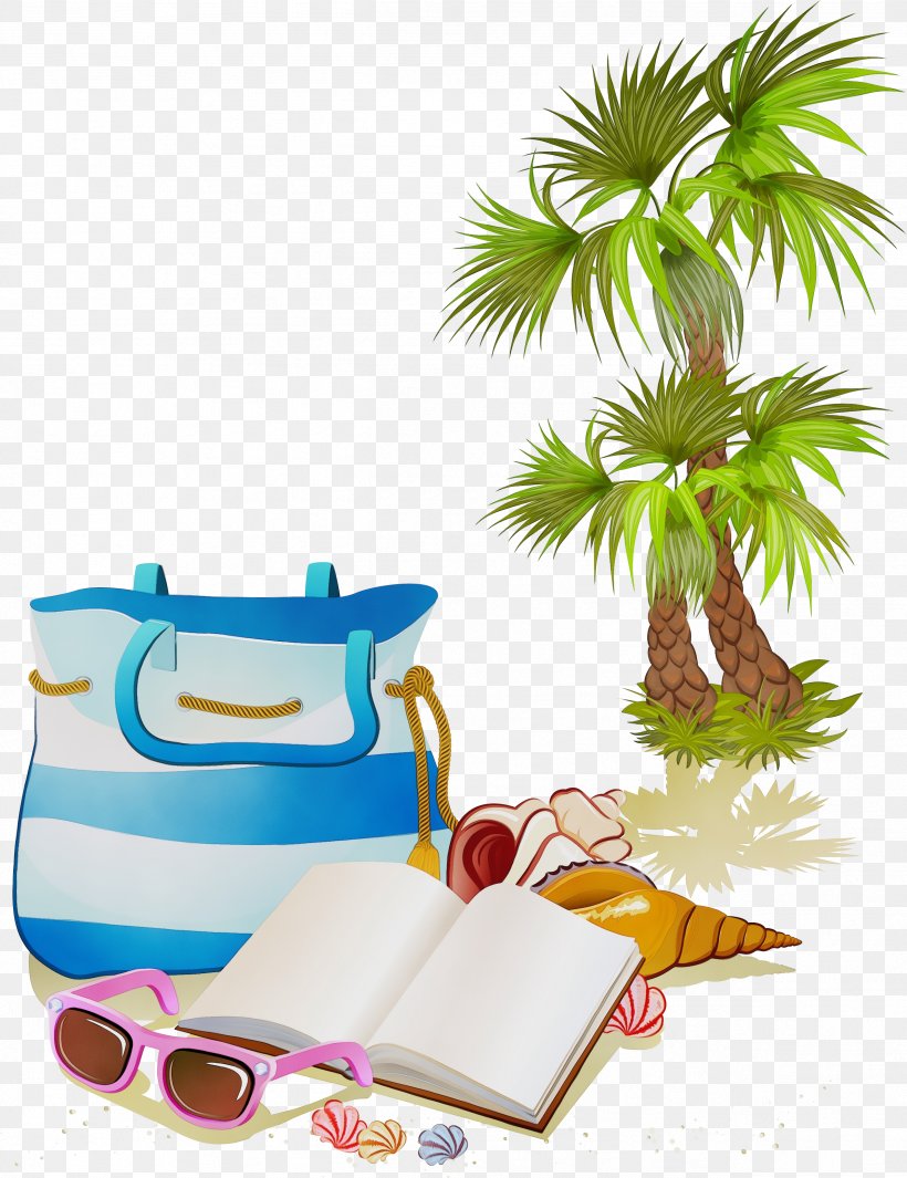 Illustration Clip Art Product Design, PNG, 2529x3287px, Tree, Arecales, Footwear, Palm Tree, Summer Download Free