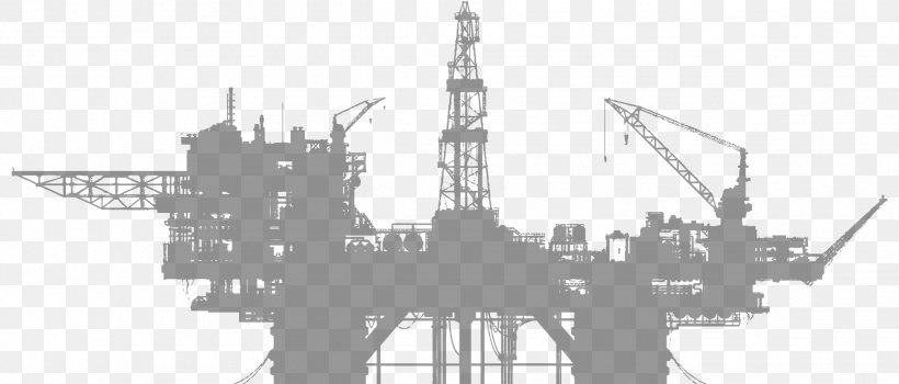 Oil Platform Offshore Drilling Drilling Rig Petroleum, PNG, 1956x837px, Oil Platform, Black And White, Drilling Rig, Line Art, Monochrome Download Free