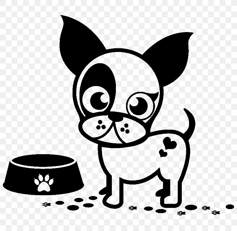 Boston Terrier Puppy Toy Dog Dog Breed Japanese Terrier, PNG, 800x800px, Boston Terrier, Artwork, Black, Black And White, Carnivoran Download Free