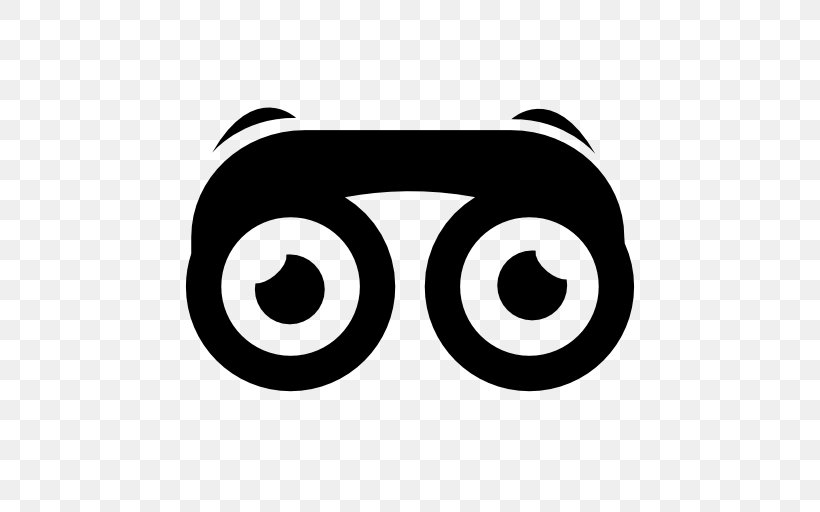 Clip Art, PNG, 512x512px, Binoculars, Black, Black And White, Brand, Eye Download Free