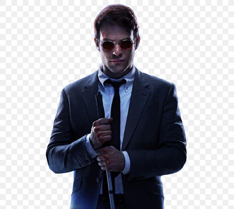 Daredevil Foggy Nelson Elektra Batman Charlie Cox, PNG, 564x732px, Daredevil, Audio, Audio Equipment, Batman, Blazer Download Free