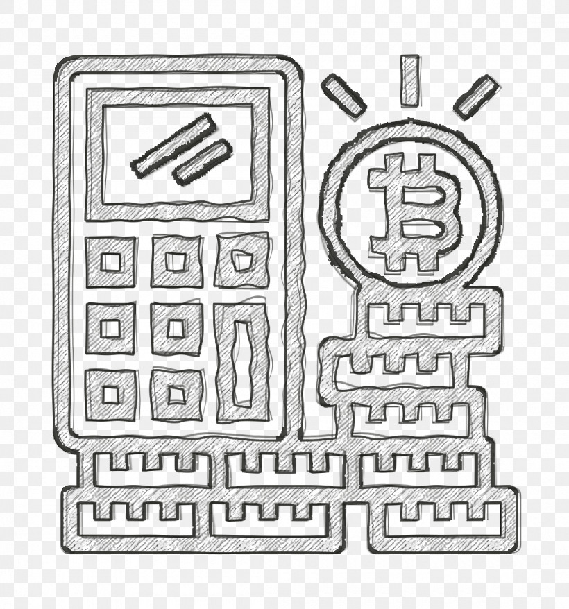 Calculator Icon Cryptocurrency Icon Bitcoin Icon, PNG, 1100x1178px, Calculator Icon, Bitcoin Icon, Cryptocurrency Icon, Line, Line Art Download Free