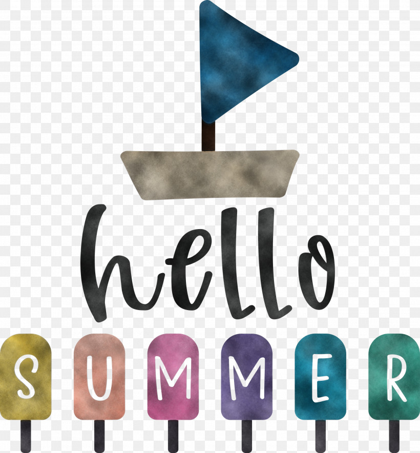 Hello Summer Happy Summer Summer, PNG, 2781x3000px,  Download Free