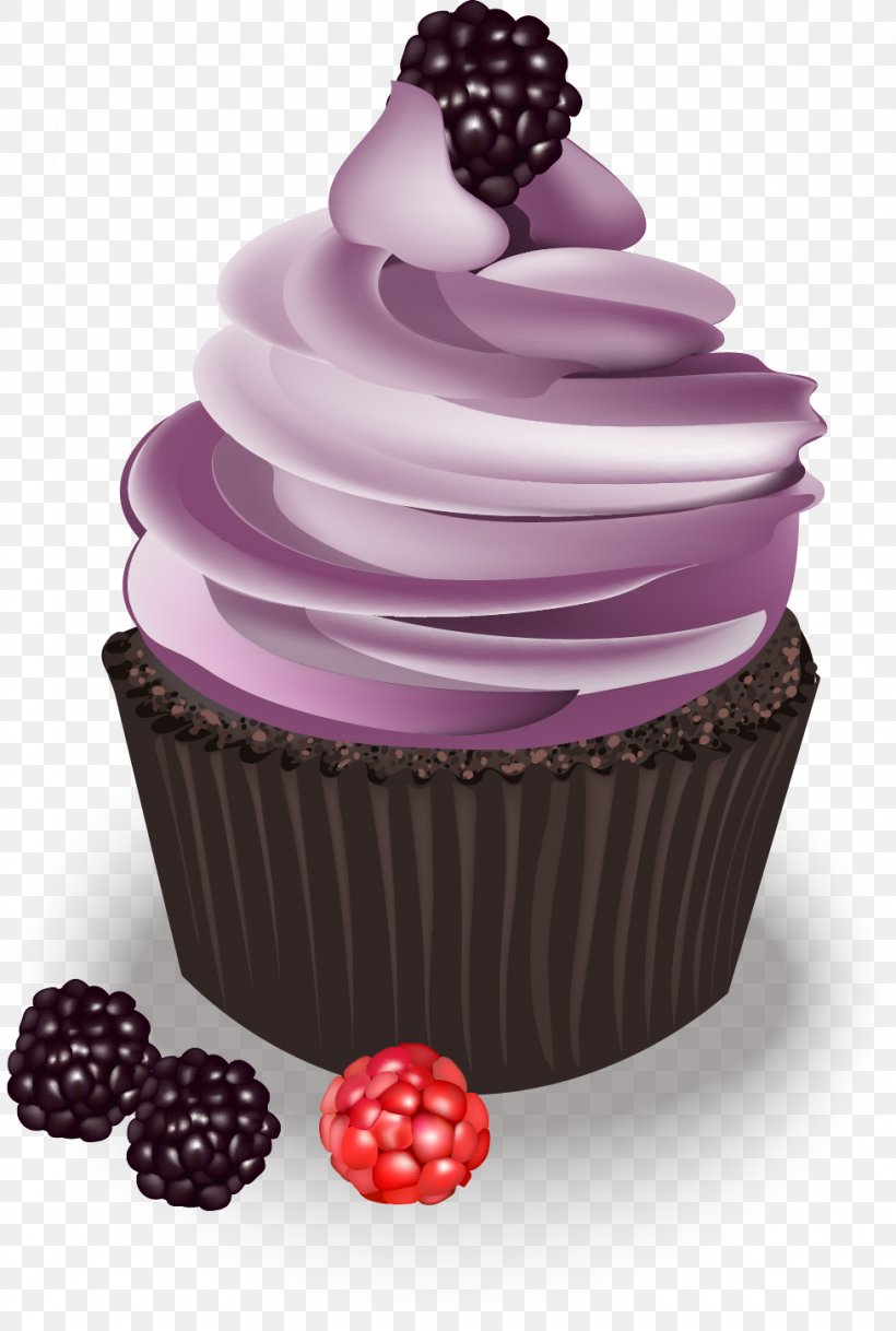 Ice Cream Cupcake Blueberry, PNG, 977x1452px, Ice Cream, Baking, Berry, Blueberry, Buttercream Download Free