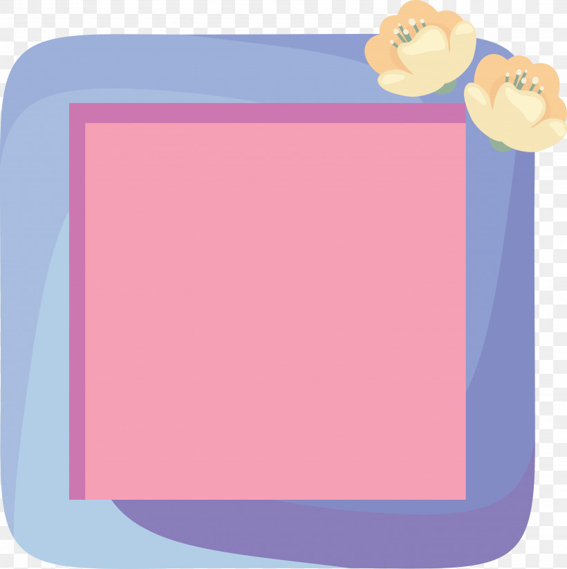 Flower Photo Frame Flower Frame Photo Frame, PNG, 2990x3000px, Flower Photo Frame, Cartoon, Flower Frame, Geometry, Line Download Free