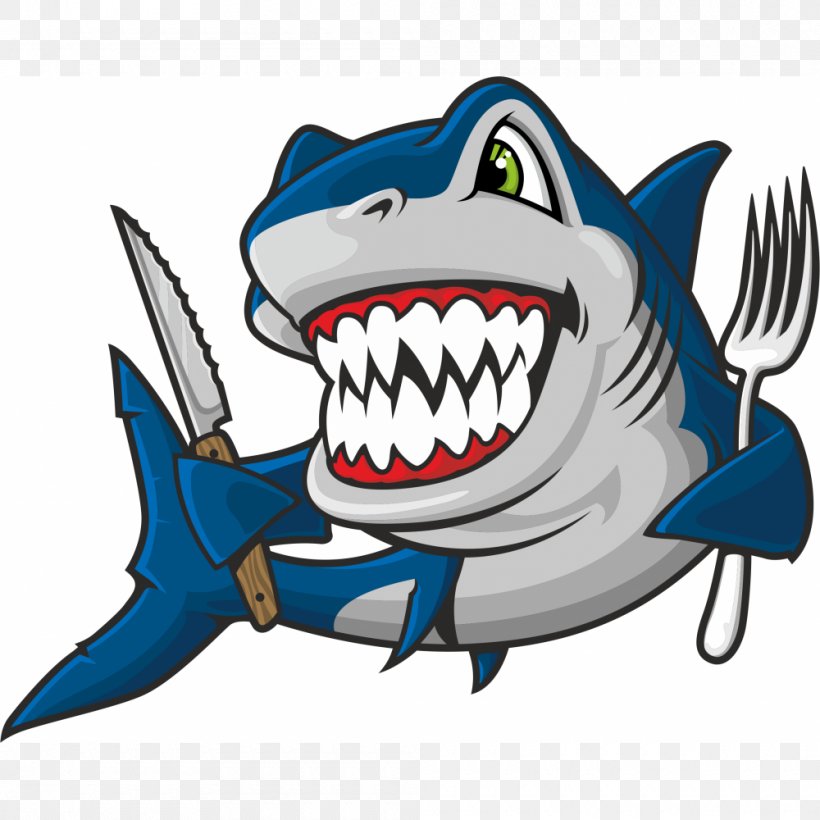 Great White Shark Clip Art, PNG, 1000x1000px, Shark, Animation, Blue Shark,  Cartilaginous Fish, Cartoon Download Free
