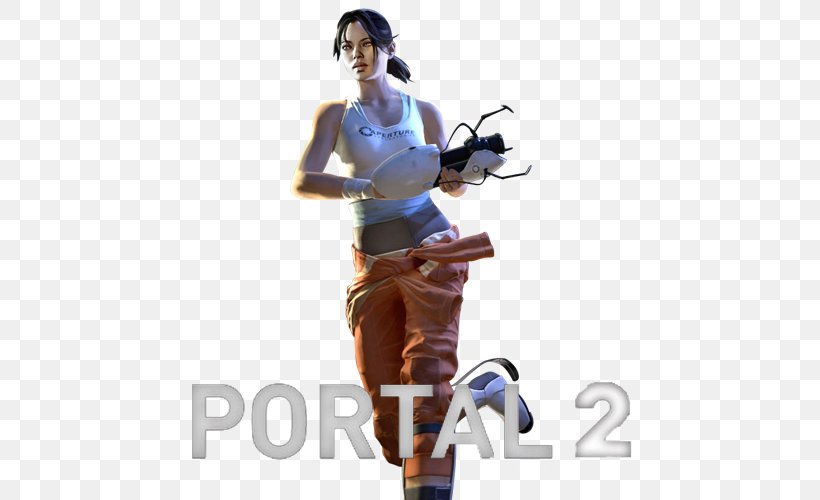 Portal 2 The Orange Box Left 4 Dead 2 Chell, PNG, 500x500px, Portal 2, Abdomen, Action Figure, Aperture Laboratories, Arm Download Free