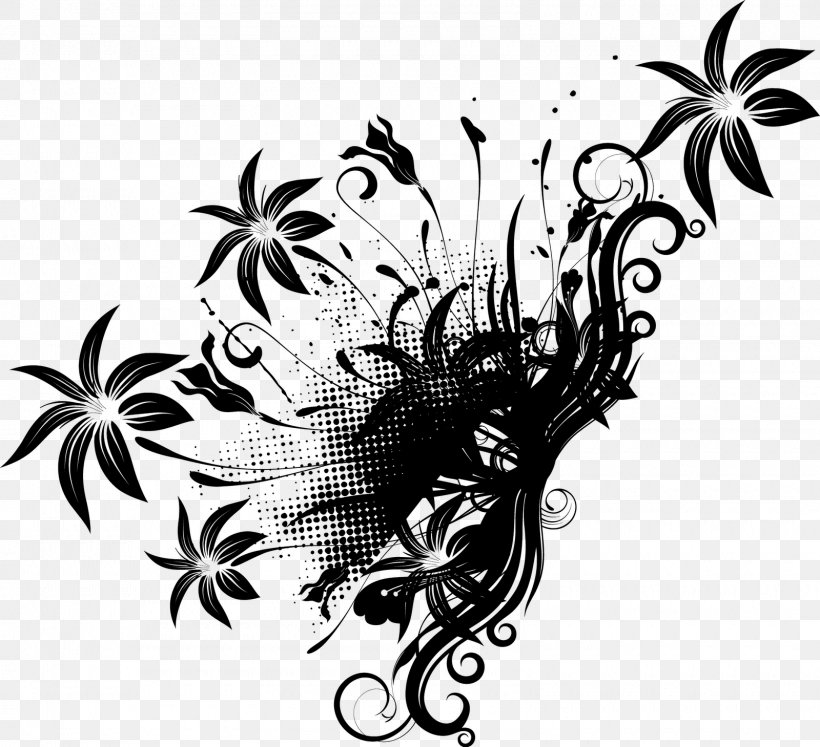 Floral Design Silhouette Illustration Black Visual Arts, PNG, 1600x1459px, Floral Design, Art, Black, Blackandwhite, Book Download Free