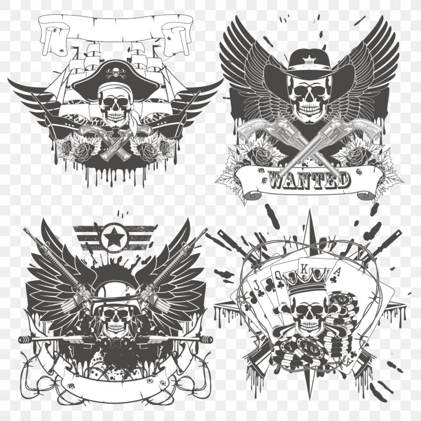 Military Logo Royalty-free, PNG, 1000x1000px, Military, Black And White, Brand, Crest, Drawing Download Free