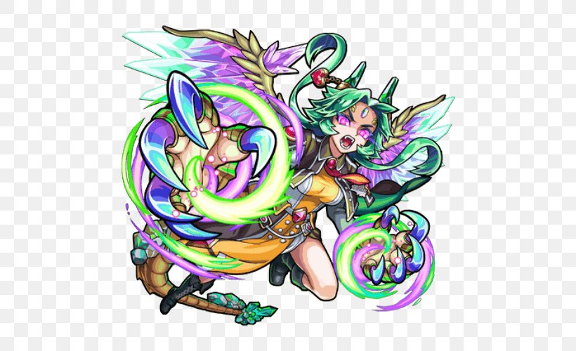 Monster Strike Jade Gemology Emerald Dragon, PNG, 500x500px, Monster Strike, Alexandrite, Art, Diamond, Dragon Download Free