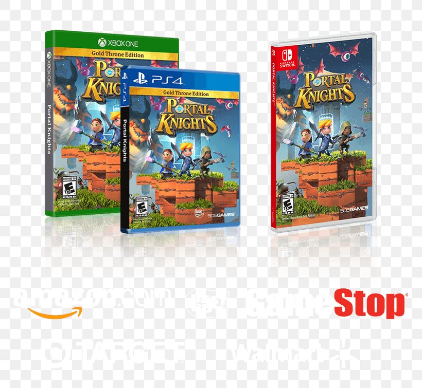 Portal Knights Nintendo Switch PlayStation 4 Video Game Lego Dimensions, PNG, 767x755px, 505 Games, Portal Knights, Action Figure, Action Toy Figures, Amazoncom Download Free