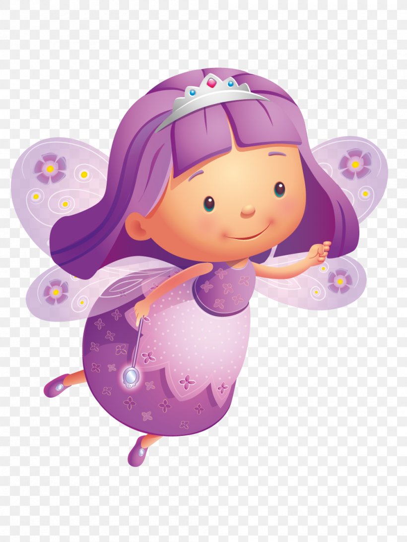 Purple Fairy Clip Art, PNG, 1000x1333px, Purple, Baby Toys, Color, Doll, Fairies Download Free