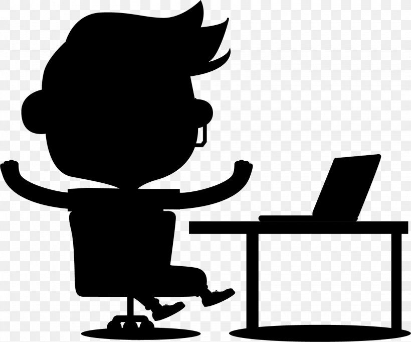 Clip Art Chair Human Behavior Sitting, PNG, 1540x1280px, Chair, Behavior, Black M, Blackandwhite, Cartoon Download Free