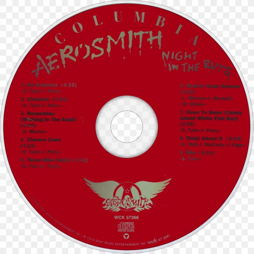 Compact Disc The Dutchess Night In The Ruts Album Aerosmith, PNG, 1000x1000px, Watercolor, Cartoon, Flower, Frame, Heart Download Free