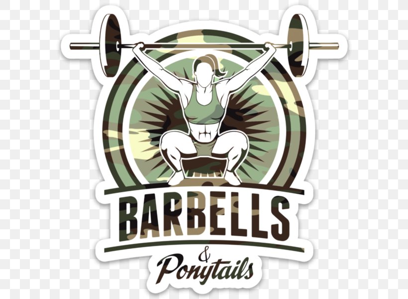 Barbells & Ponytails Fitness Centre Exercise Physical Fitness, PNG, 596x600px, Barbell, Brand, Clothing, Coupon, Decal Download Free
