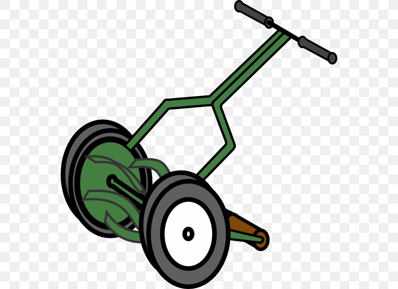 Lawn Mowers Cartoon Clip Art, PNG, 570x596px, Lawn Mowers, Bicycle Accessory, Cartoon, Dalladora, Garden Download Free