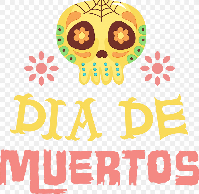 Logo Icon Yellow Line Meter, PNG, 3000x2921px, D%c3%ada De Muertos, Day Of The Dead, Fruit, Geometry, Happiness Download Free