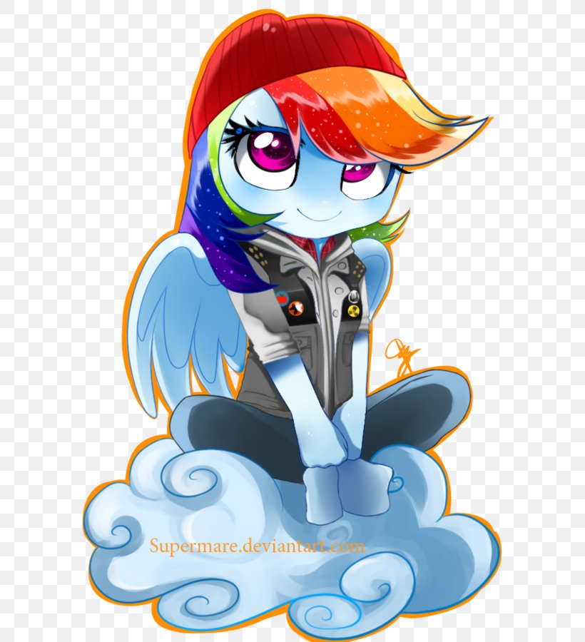 Rainbow Dash Infamous Second Son Fluttershy Pony Fan Art, PNG, 600x900px, Watercolor, Cartoon, Flower, Frame, Heart Download Free